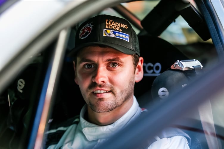 Machynllleth's Osian Pryce is in with a shout for the 2024 Probite British Rally Championship title