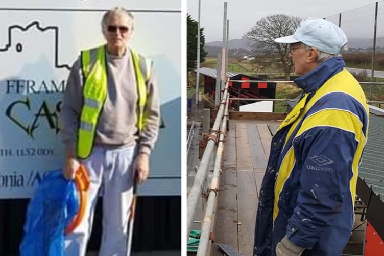 Clive Hague's massive contribution to Porthmadog FC has been praised