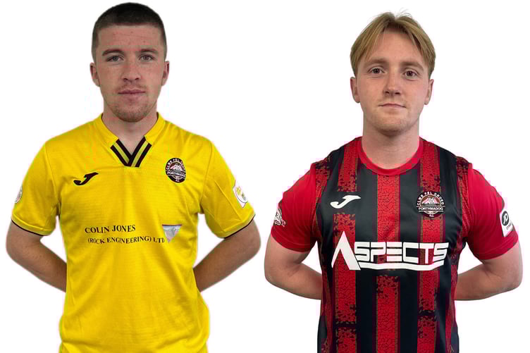 Tom Hilditch (left) and Rhys Alun