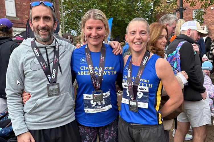 Edd, Lina and Gail at Oswestry