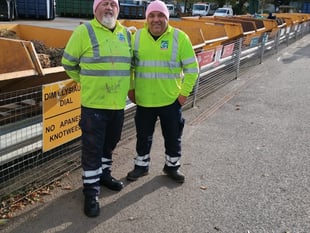 Gwynedd waste staff wear pink for breast cancer month