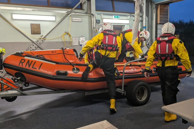 Hallowe'en party interrupted as lifeboat crew called out