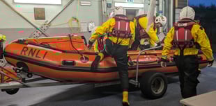 Hallowe'en party interrupted as lifeboat crew called out