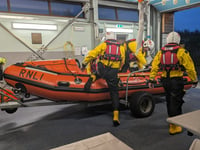Hallowe'en party interrupted as lifeboat crew called out