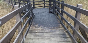Popular footbridge closed after deliberate fire
