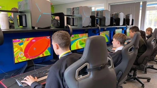 Schools in Carmarthenshire are taking part in an eSports competition
