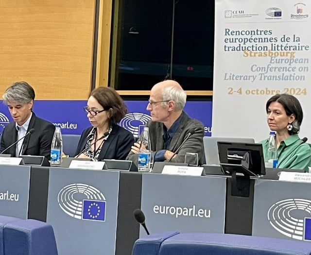 Literary director delivers speech at landmark conference