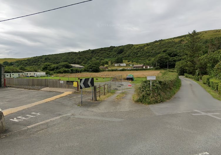 The land near The Black Lion, Llanrhystud