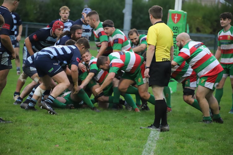 Aber showed real resilience to win a well-contested match against Hendy (Photo: Mike Binks)