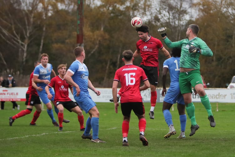 Cameron Allen scored two late goals to earn Penrhyncoch the win at Mold Alex