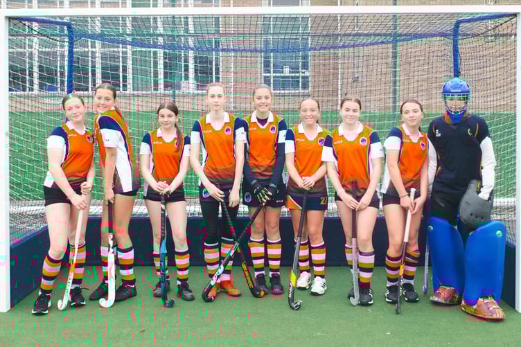 The victorious all-girls Dysynni under 14s team (Photo: Katie Pattison)