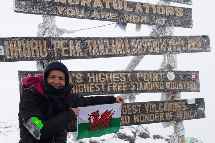 In 2018 Moira Jones has already climbed Mount Kilimanjaro in Tanzania, raising £16,000 for a Multiple Sclerosis charity