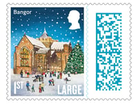 Bangor Cathedral features on Royal Mail Christmas stamp