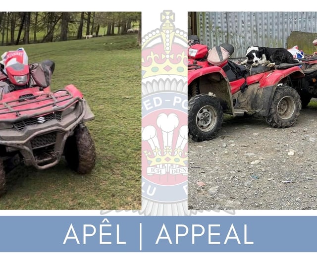 Police appeal over stolen quad bikes