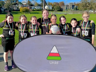 Ysgol Godre'r Berwyn triumph at Urdd Meirionnydd netball comp