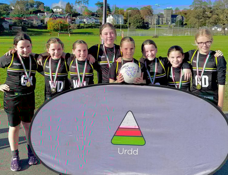 Ysgol Godre'r Berwyn won the annual Urdd Meirionnydd netball competition