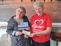 Barmouth couple donate £500 to British Heart Foundation