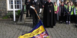 Aberaeron pauses to remember 