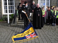 Aberaeron pauses to remember 