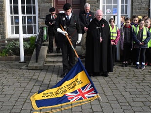 Aberaeron pauses to remember 
