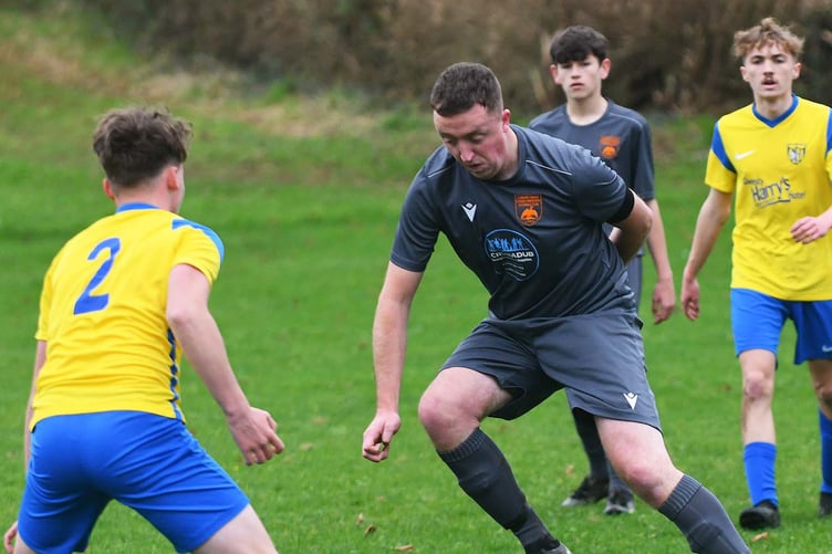 Mike Rees went close for Tywyn (File pic: Doris O'Keefe)