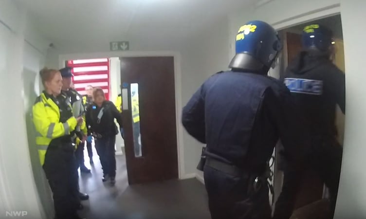 NWP Gwynedd North released this image of them in action