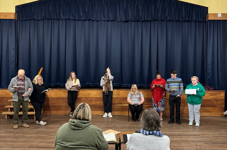 Rehearsals for the show are in full swing