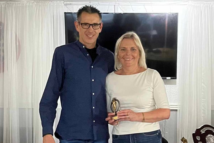 The most improved female runner award went to Sian Owen