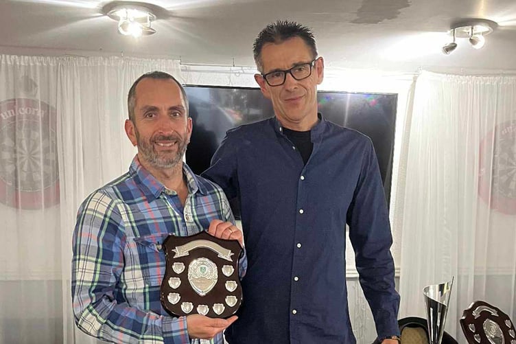 Edd Land (left) was recognised for his cross country contribution