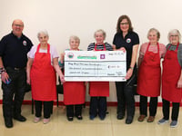 Luncheon club raises £1,612 for Blood Bikes Wales