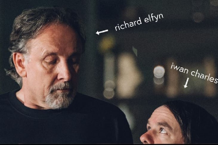 Richard Elfyn ac Iwan Charles