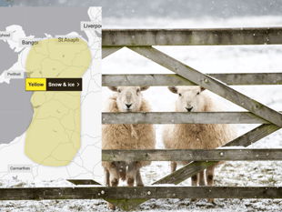 Overnight snow and ice warning for Wales - including coastal areas