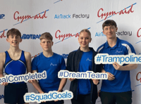 Aber tumbling coach and trio of gymnasts picked for national team