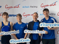 Aber tumbling coach and trio of gymnasts picked for national team