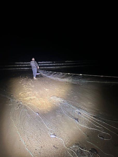 North Wales Police Rural Crime Team image of the illegal nets