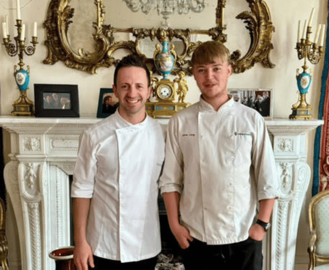 Oliver trains with renowned Chef at Italian Embassy in London