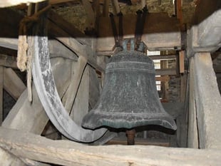 Church bell damaged by hammer 140 years ago restored to former glory