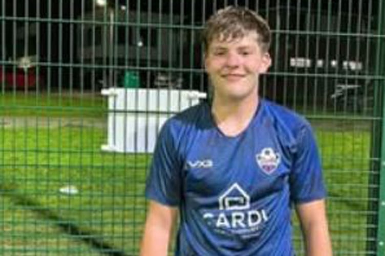 16-year-old Harri Thomas scored Llechryd's first four goals