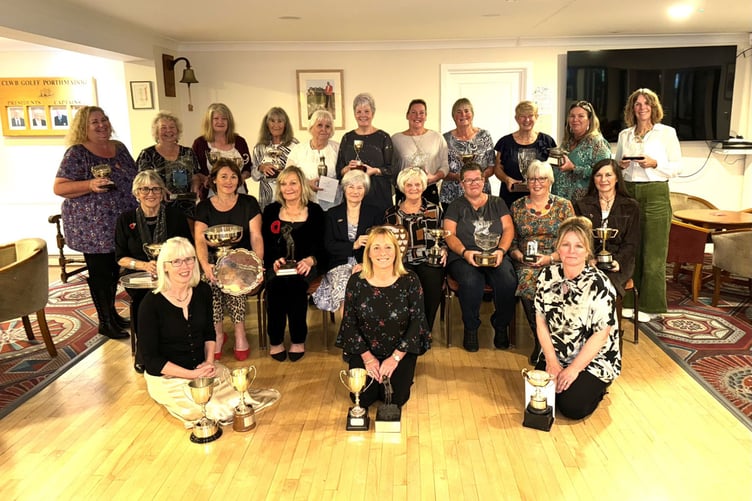 Winners at Porthmadog Golf Club (Photo: Nigel Hughes)