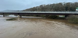 Mid Wales escapes Storm Bert damage as flood alerts stay in effect