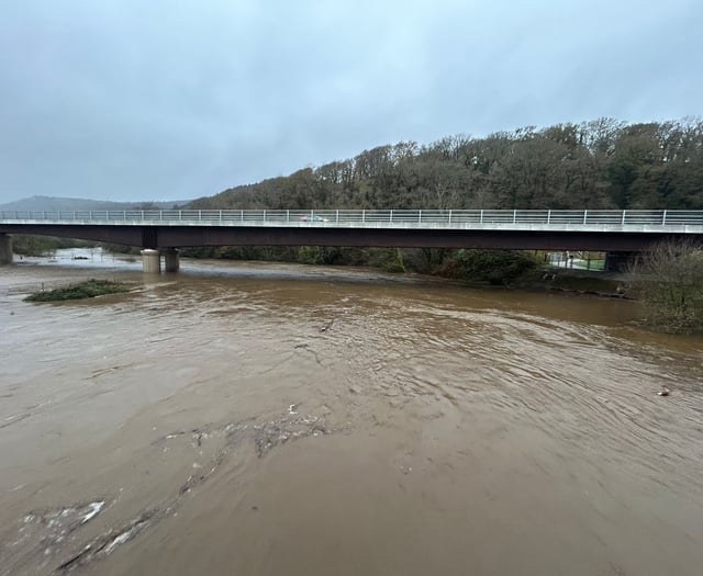 Mid Wales escapes Storm Bert damage as flood alerts stay in effect