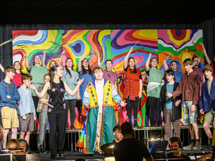 Pupils shine in Welsh version of Lloyd Webber musical
