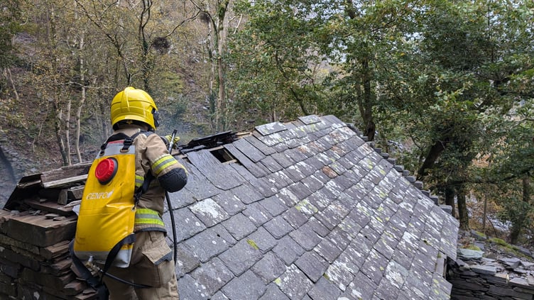 A recent fire occurred at the winding house