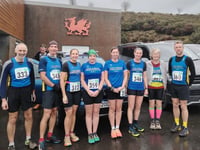 Aberystwyth runners face up to Storm Bert