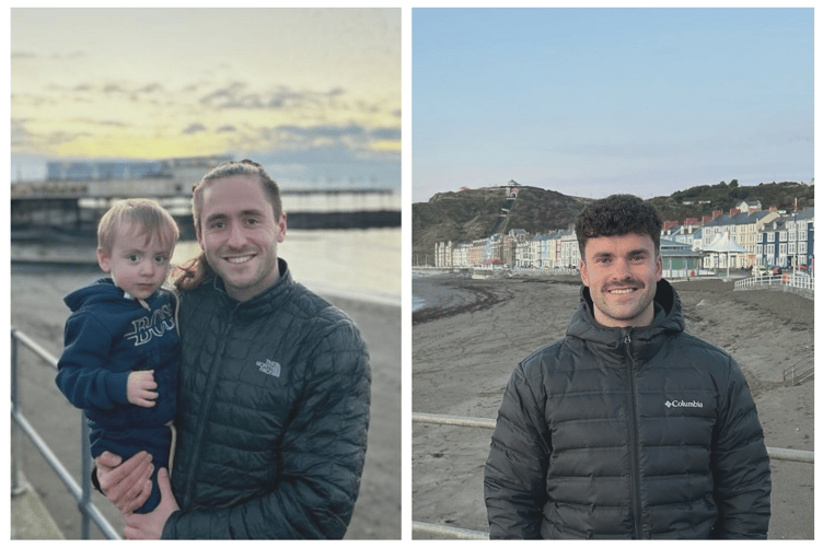 Iolo (left) and Gethin ap Dafydd (right) - founders of AberPoeth