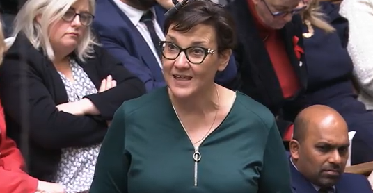 Tonia Antoniazzi, Labour MP for the Gower speaking during the assisted dying bill debate