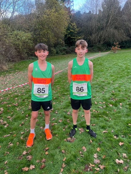 Ysgol Godre'r Berwyn Bala pupils, Finley Benny and Edryd ap Rhys