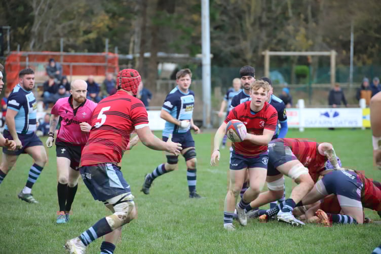 Aberystwyth played some exhilarating rugby in the second half against St Clears