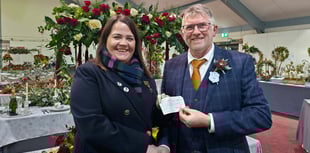 Llanrhystud florist's thanks for charity night