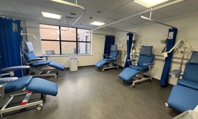 Pictured: The new therapy chairs.